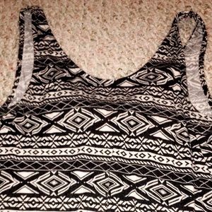 Aztec shirt with pink bow